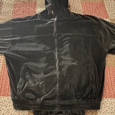 Charcoal FUBU Velour sweat suit XL