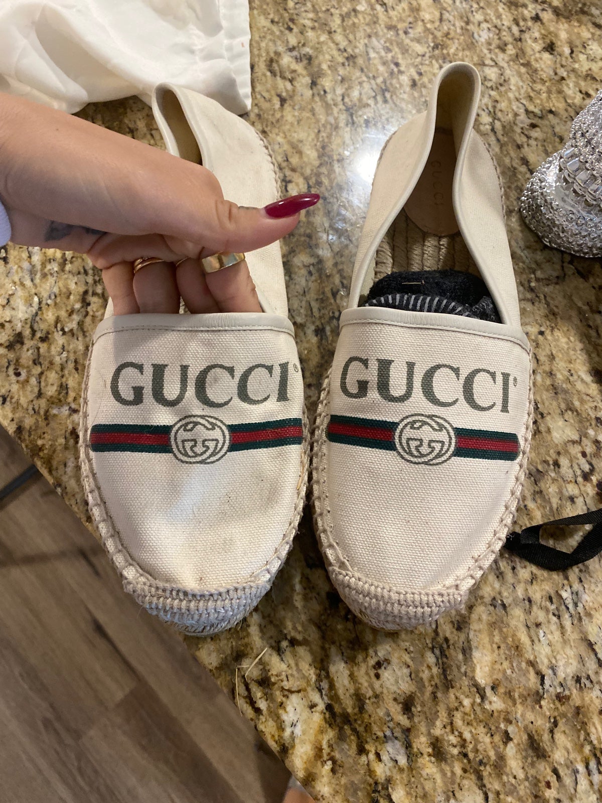 Gucci shoes canvas