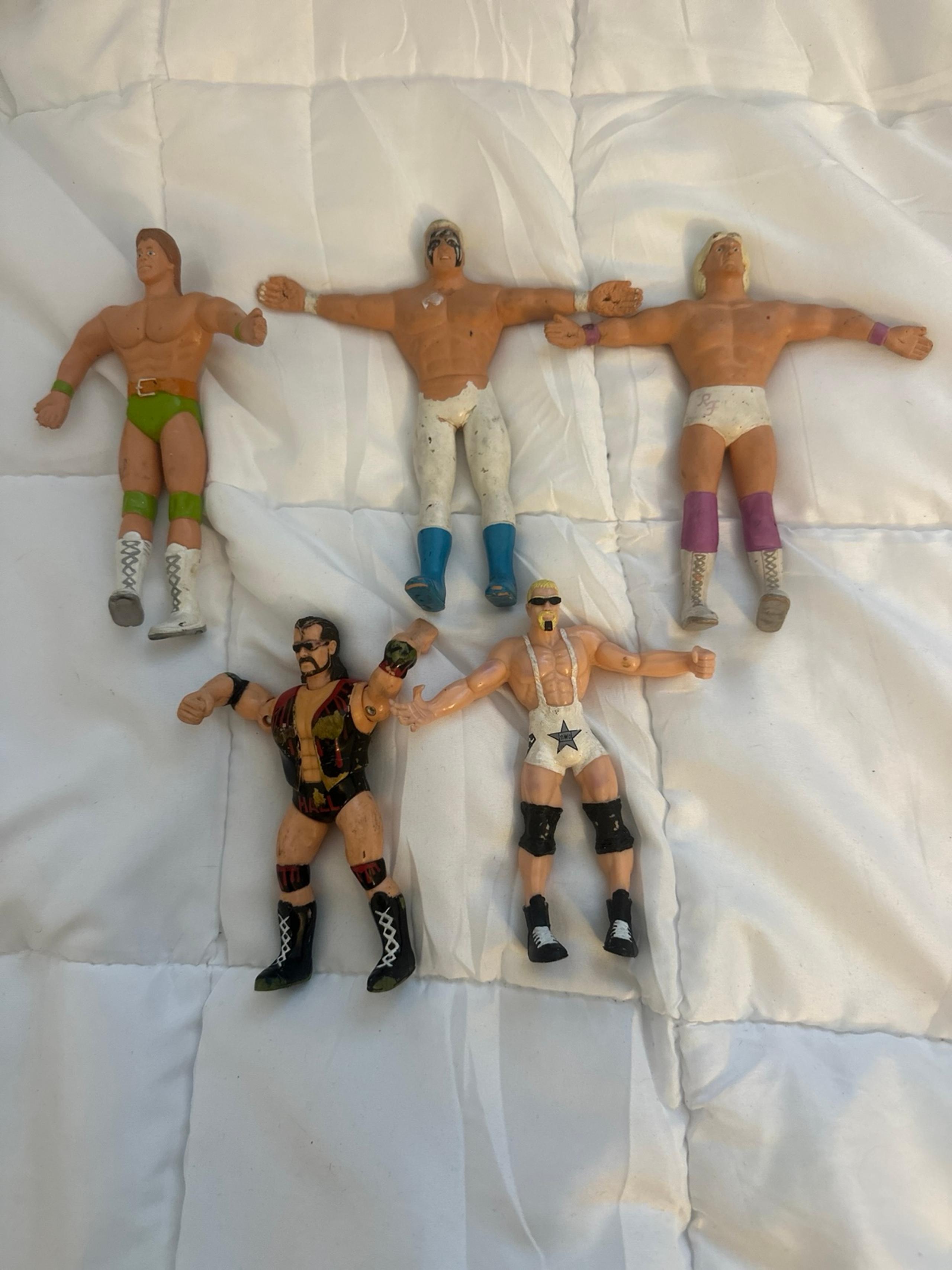 WCW lot Just Toys 1990 Bend Ems and others