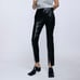 Zara Faux Leather Black Reptile Print Pants Size XXL. New With Tags