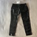 Zara Faux Leather Black Reptile Print Pants Size XXL. New With Tags