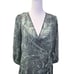 Calvin Klein Paisley Print Faux Wrap Boho Dress Size 4