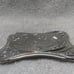 Silver Wide Flower Filigree Engraved Western Belt Buckle Great Vintage Condition