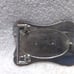 Silver Wide Flower Filigree Engraved Western Belt Buckle Great Vintage Condition