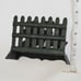 VTG Handpainted Cast Iron Napkin Mail Holder Tulips Pond Lily Picket Fence