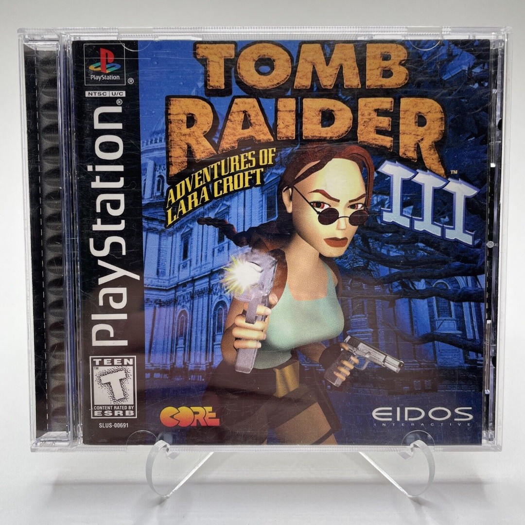 Tomb Raider III 3 PlayStation 1 PS1 CIB Complete!