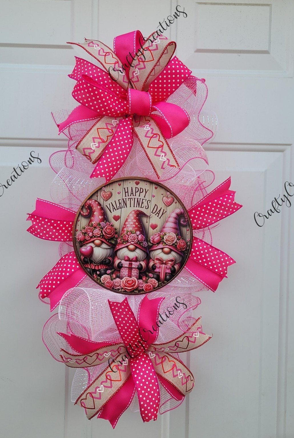 Valentine's Day swag wreath