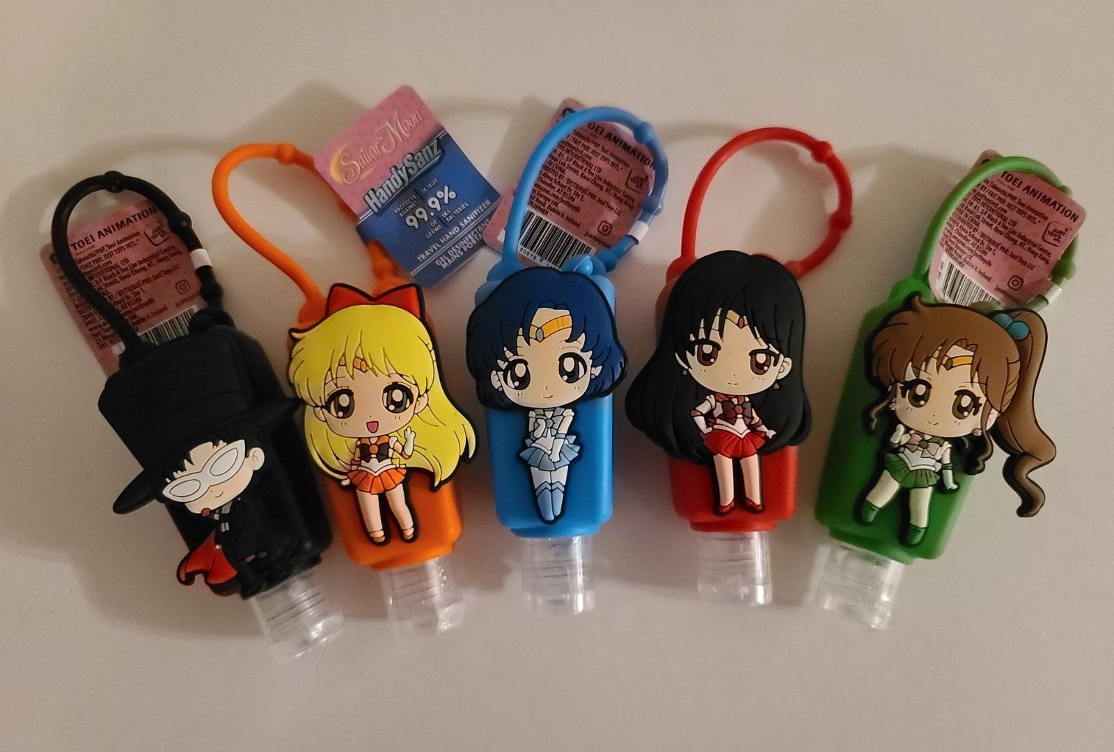 Sailor Moon Handy Sanz Sanitizer holders