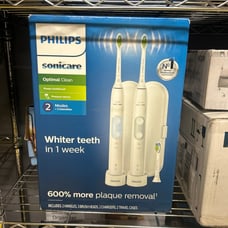 Philips Sonicare Optimal Clean Rechargeable Electric Toothbrush, 2-pack