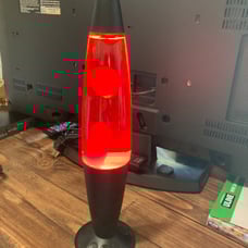 Red Lava Lamp Great condition room lighting