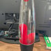 Red Lava Lamp Great condition room lighting