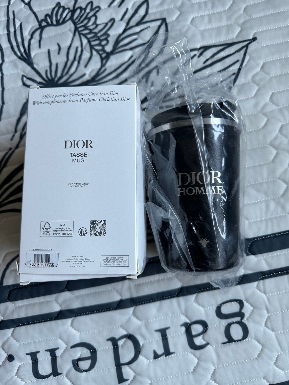 Dior Homme 2025 Stainless Steel Mug New With Box & New!