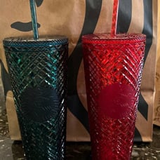 Starbucks Jeweled Holiday Collection - Red & Green
