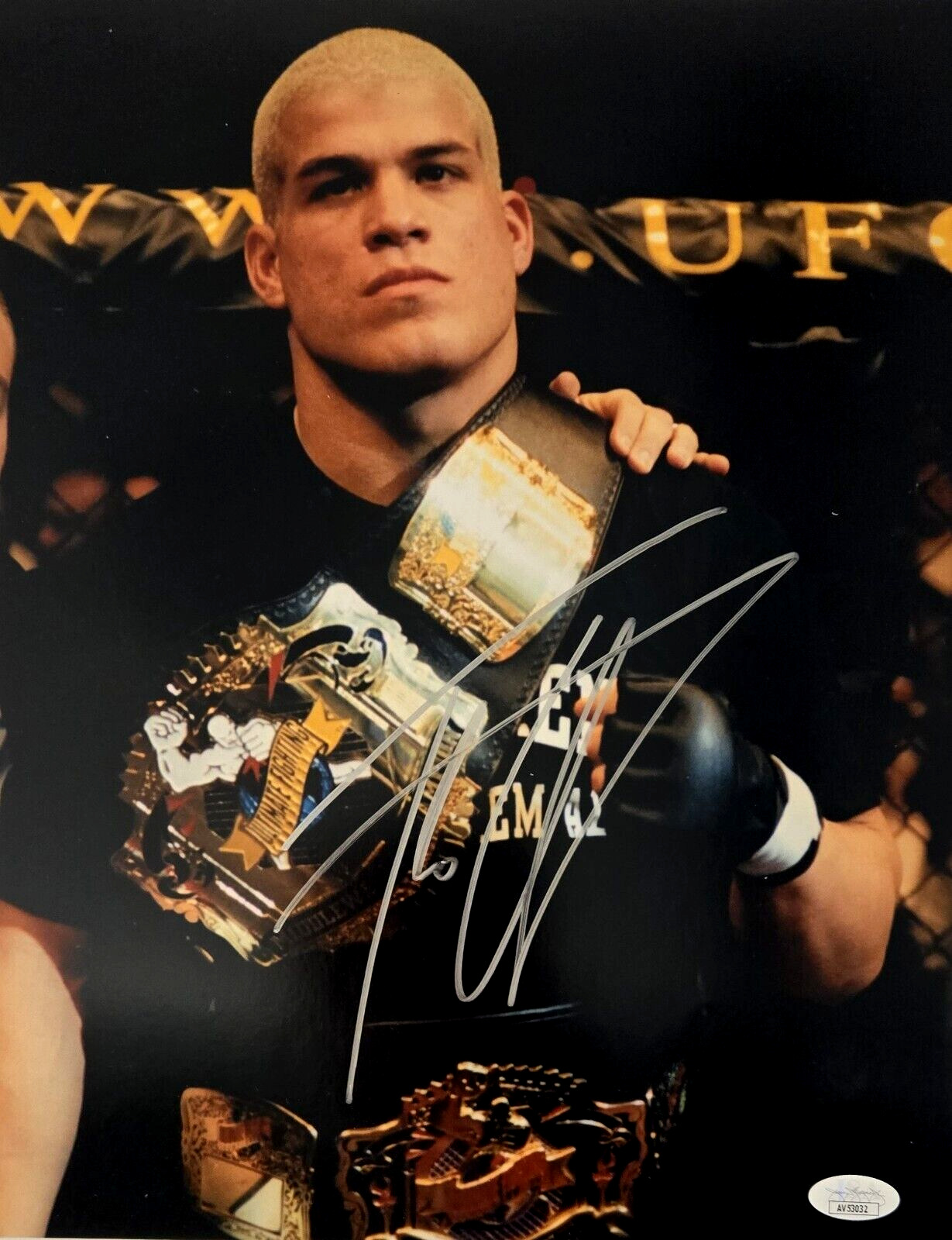 Tito Ortiz Signed Photo UFC Autograph WEC Strikeforce HOF MMA SEG JSA COA 032