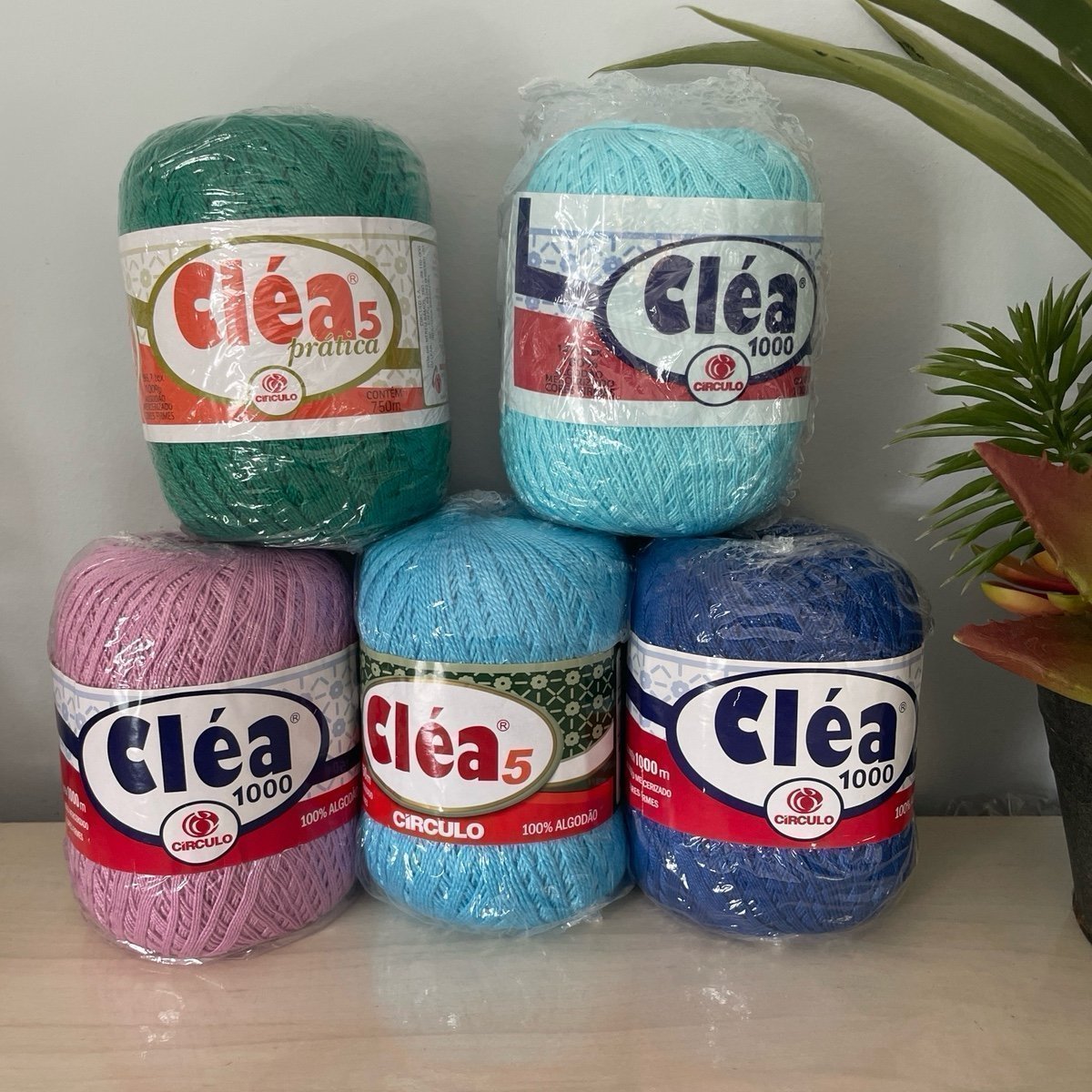 Clea Circulo 100% Mercerized Cotton Thread Bundle X5