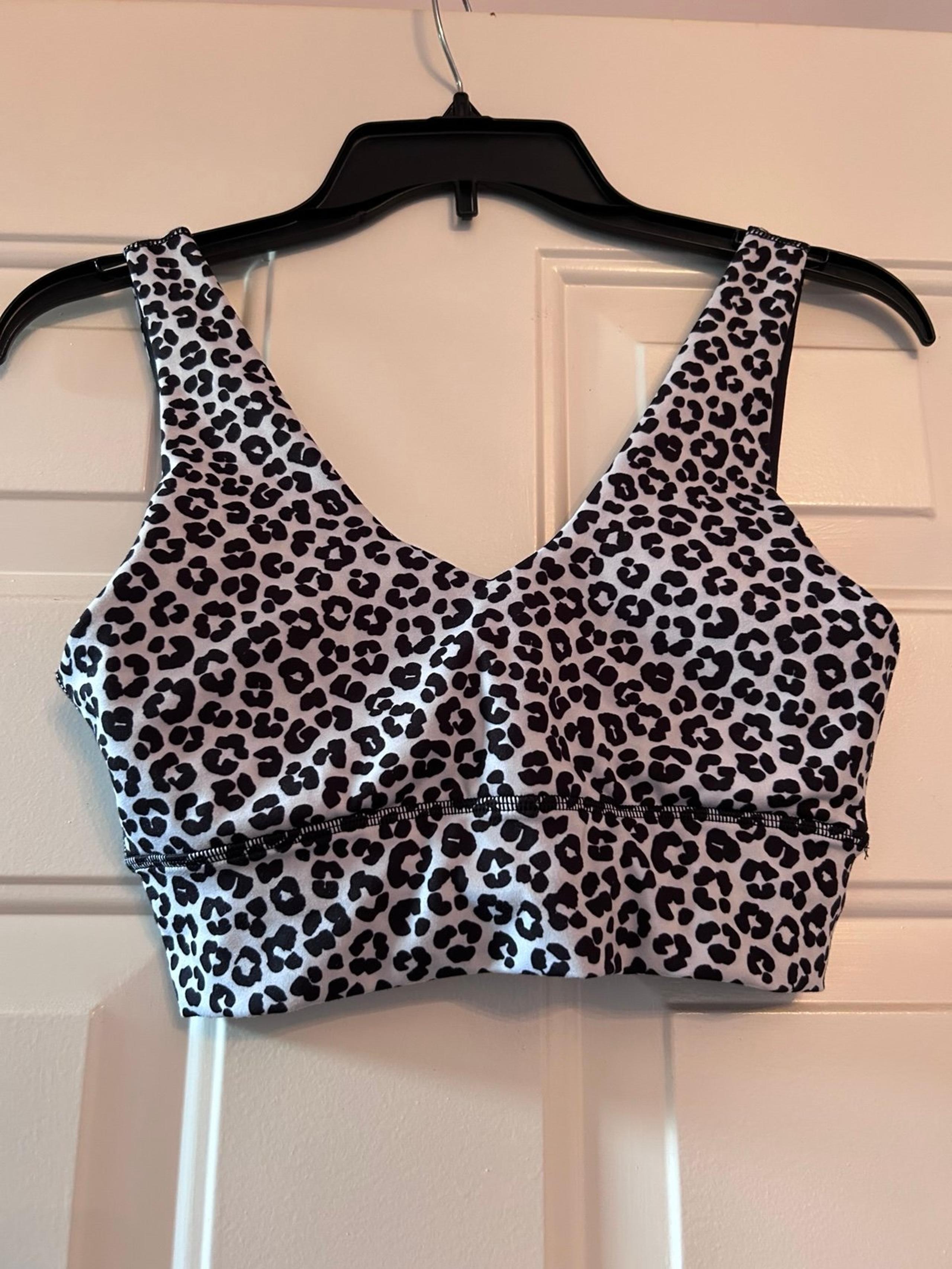 Ethos cheetah print sports bra