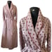 vtg Floor Length Robe w Belt + Pockets