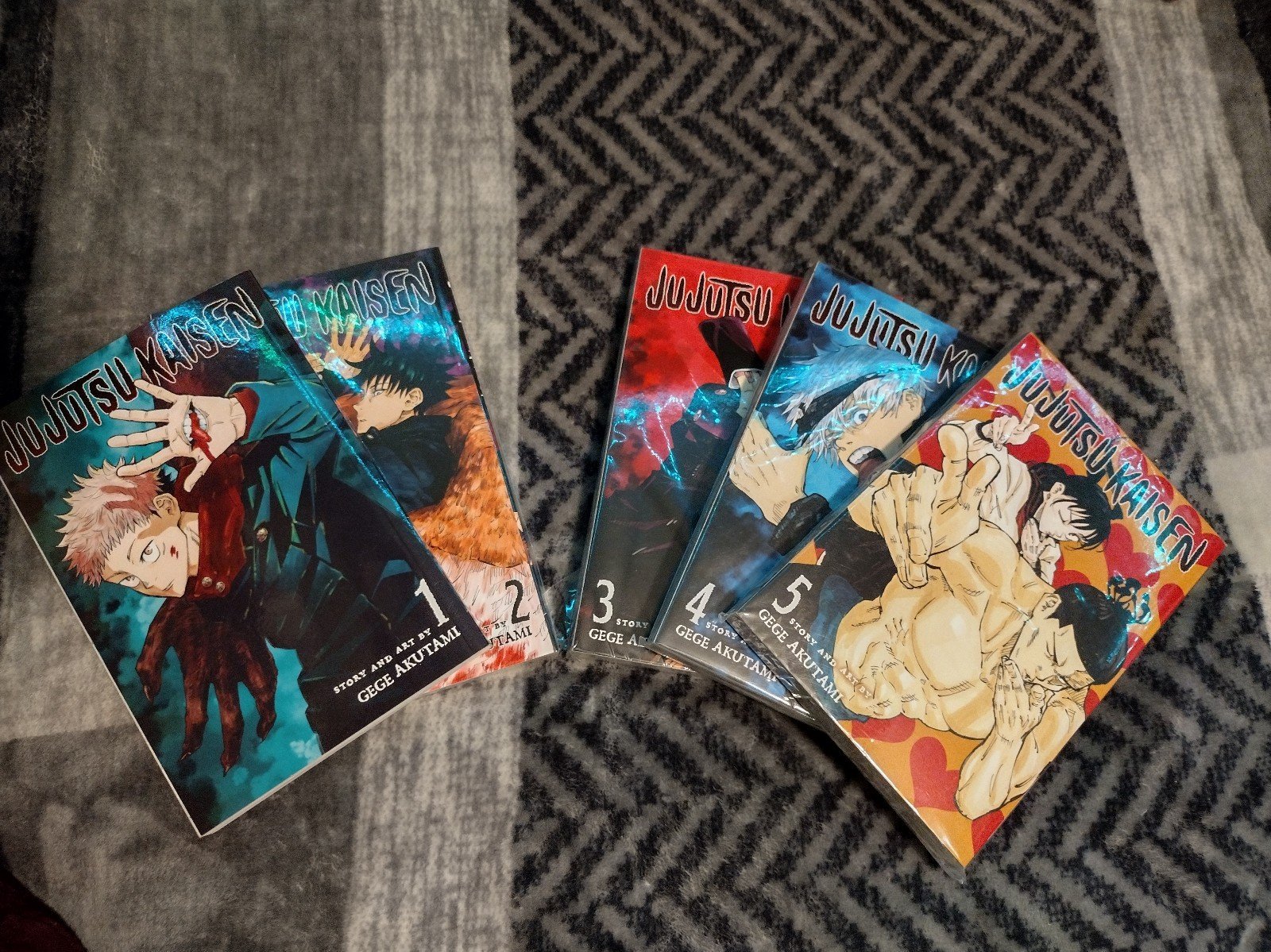 Jujutsu Kaisen Series Vol 1-5 books