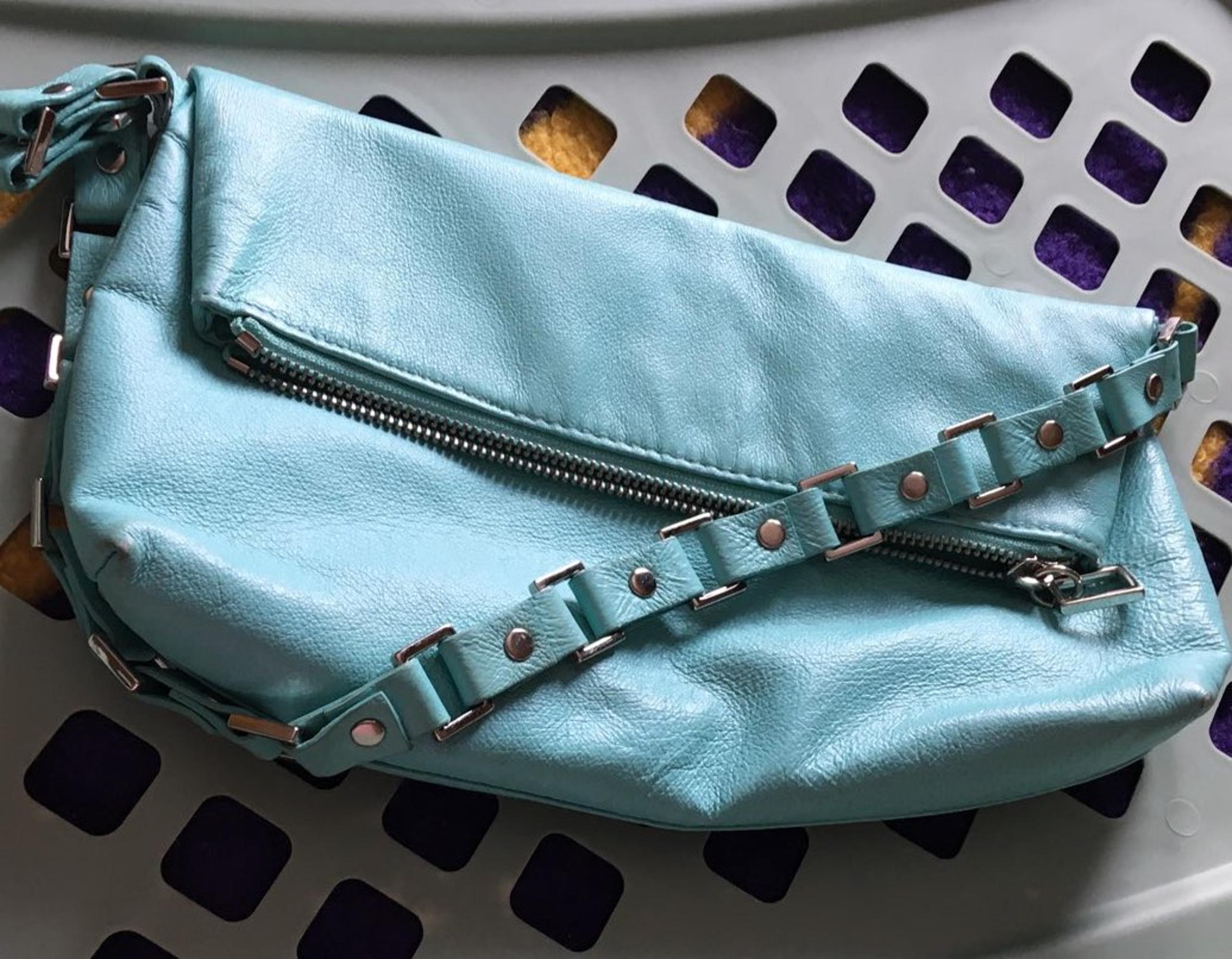 Wilsons Leather Maxima Fold Over Chain Stud Satchel