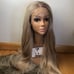 Ombre Ash Blonde Lace Front 24 Inch Wig