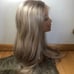 Ombre Ash Blonde Lace Front 24 Inch Wig
