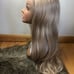 Ombre Ash Blonde Lace Front 24 Inch Wig