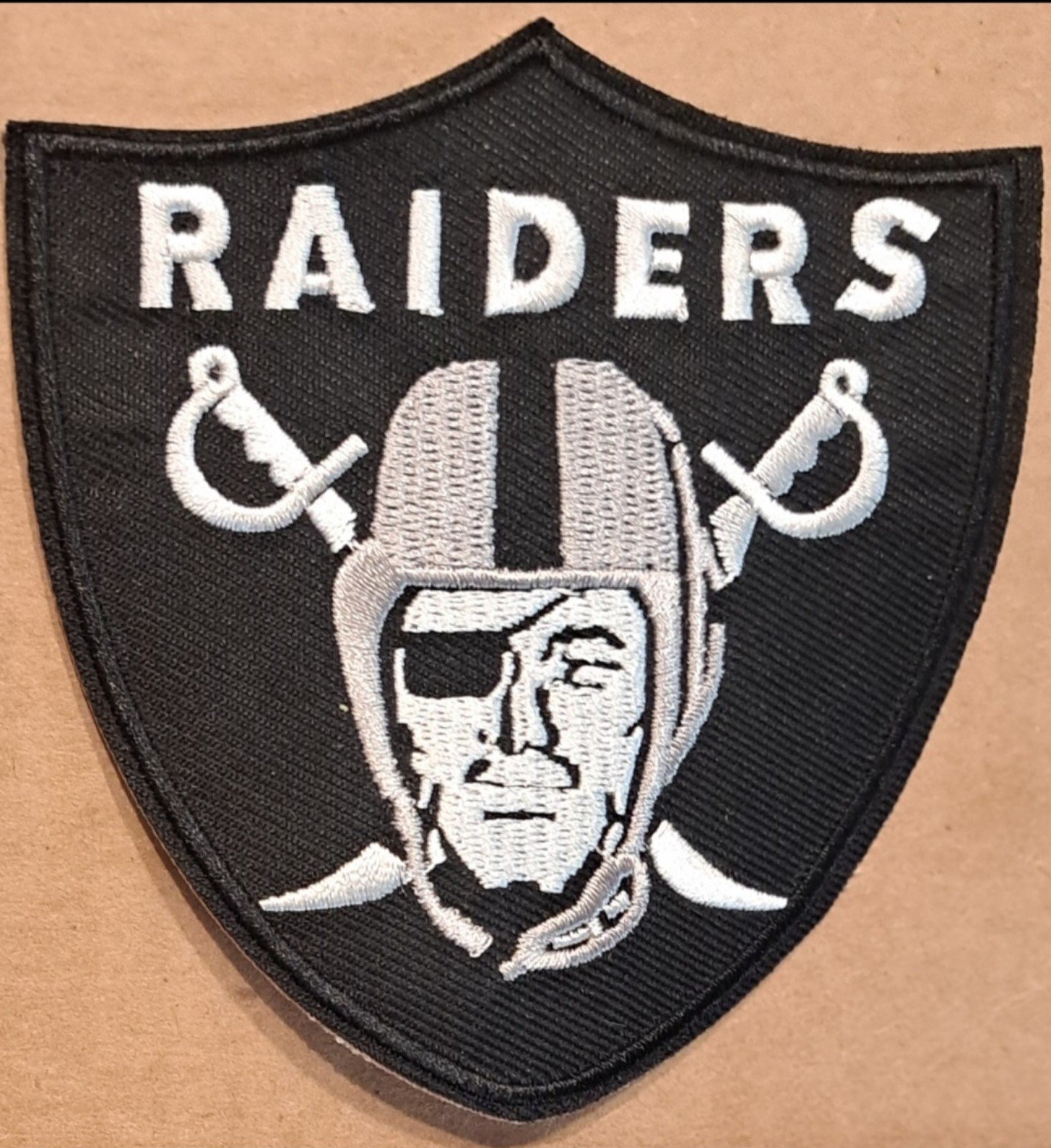 Las Vegas Raiders embroidered Iron on patch 6 ct.