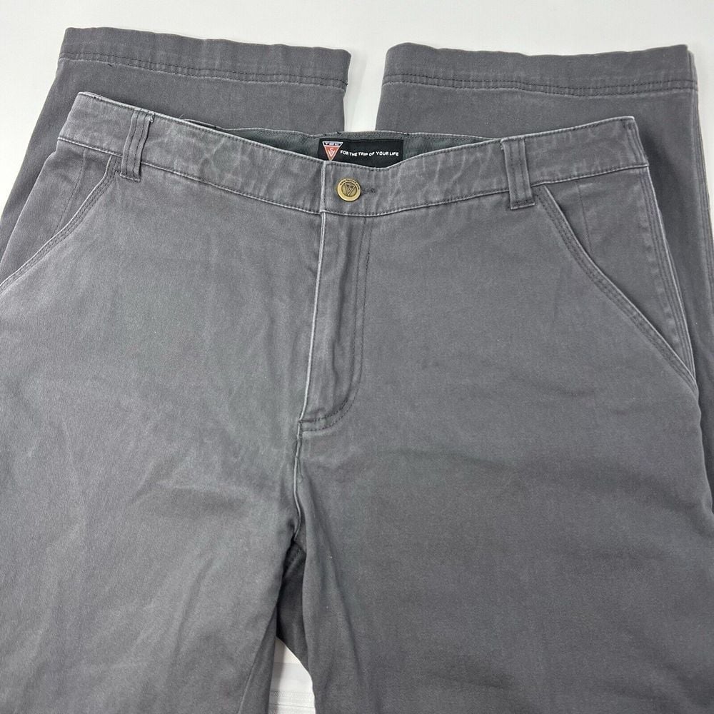 ScotteVest Flex Cargo Pants Mens Shark Tank Hidden Pockets Size 32x29 Gray