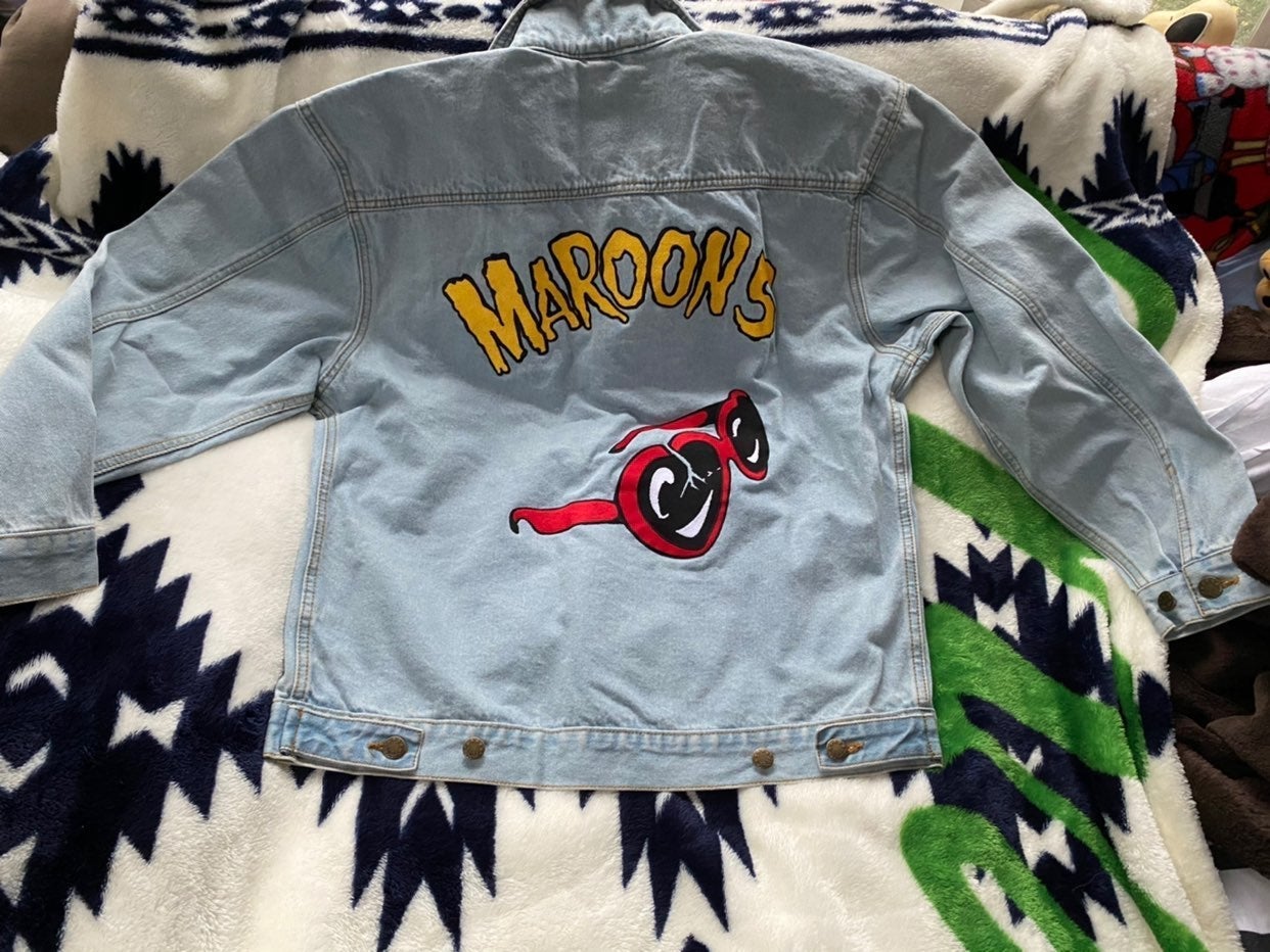 Maroon 5 denim jacket RARE