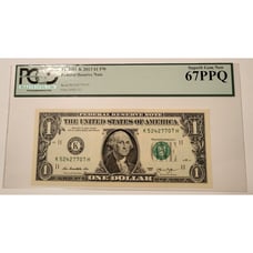 2013 FRB Dallas 1 Dollar Note Superb Gem New 67 PPQ PCGS Currency