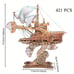 DIY 3D Wooden Fantasy Spaceship Puzzle Spaceship Assembly Model Kit Children's A