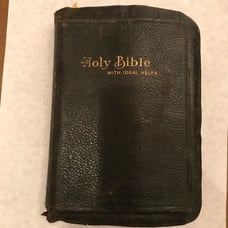 Antique Holy Bible w Ideal Helps Self