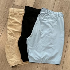 Footjoy Mens Size 40 Golf Shorts Black Blue Khaki FJ Preppy Casual Lot of 3