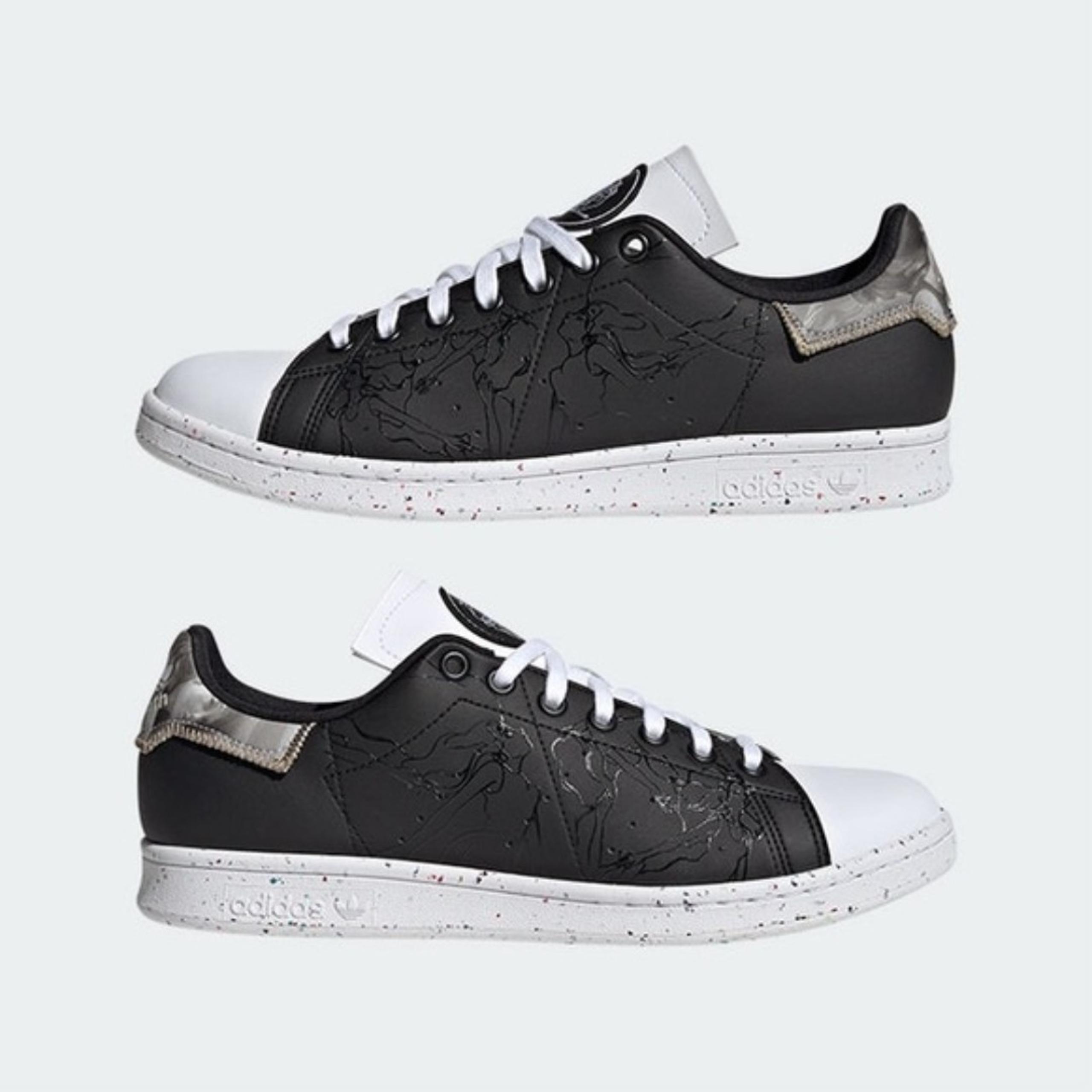 adidas x Yoshitoshi Kanemaki Stan Smith Originals Shoes Black White Size 5