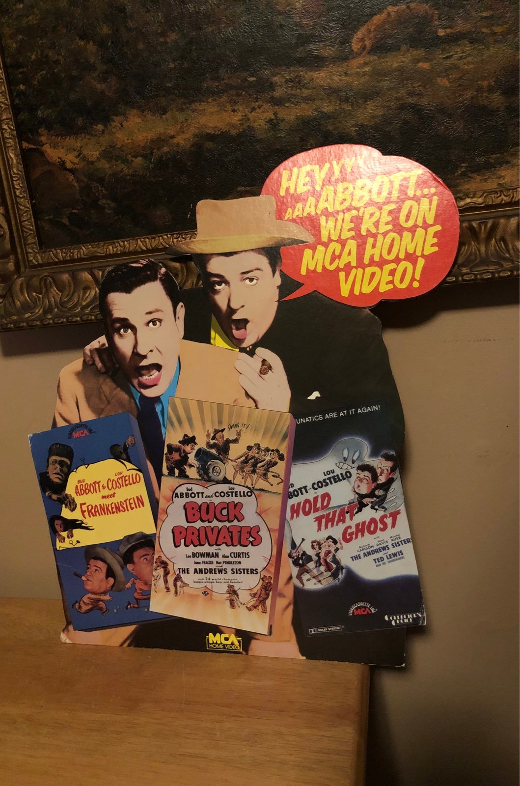 Abbott and costello standee