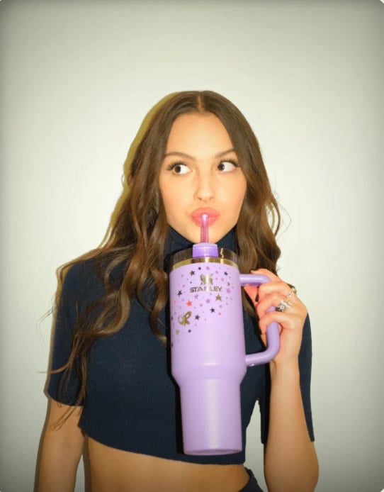 Stanley x Olivia Rodrigo Quencher H2.0 FlowState Tumbler 40 OZ/1.18 L Purple Cup