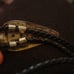 Signed LS Sterling & Black Onyx Bolo Tie Necklace