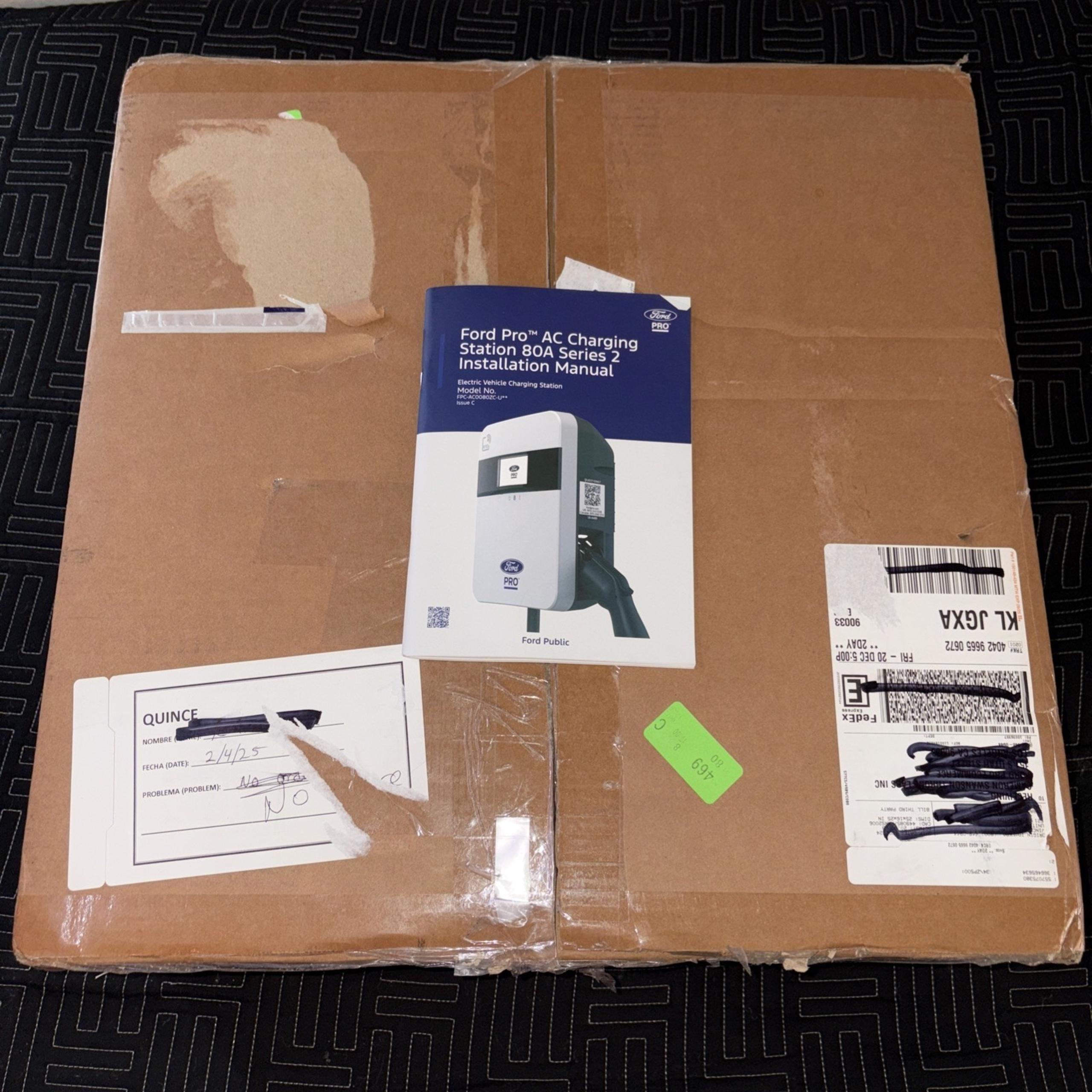 Ford Pro AC Charging Station 80A Series 2 Model No. FPC-AC0080ZC-U