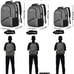 MATEIN 18 Inch Laptop Backpack, Extra Large Travel Backpack with Luggage Strap q