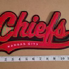 Kansas City Chiefs Custom Iron on/ Sew on Big Patch
