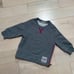164 N21 girls soft cotton terry side zip sweatshirt