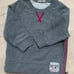 164 N21 girls soft cotton terry side zip sweatshirt