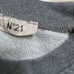 164 N21 girls soft cotton terry side zip sweatshirt