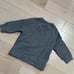 164 N21 girls soft cotton terry side zip sweatshirt