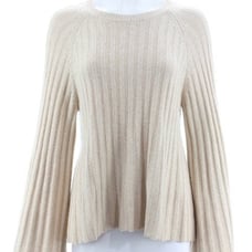 ELIZABETH AND JAMES Tan Knit Sweater Size Small