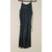 KARMA Hwy Silky Relaxed Palazzo Jumper Teal/ Black-NWT OS