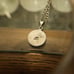 NecklaceVintage Sterling Silver Mayan Aztec Calendar Inlay With 925 Necklace