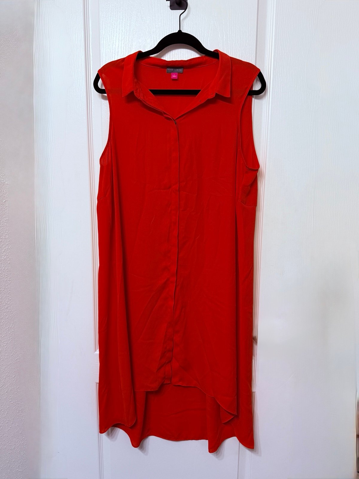 Vince Camuto Red High-Low Dress