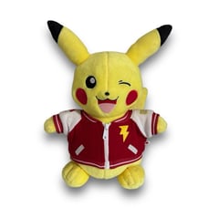 Build A Bear Unisex Pikachu 25th Anniversary With Sound And Varsity Jacket