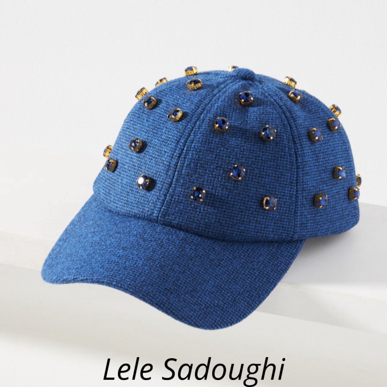 Lele Sadoughi Embellished Baseball Cap